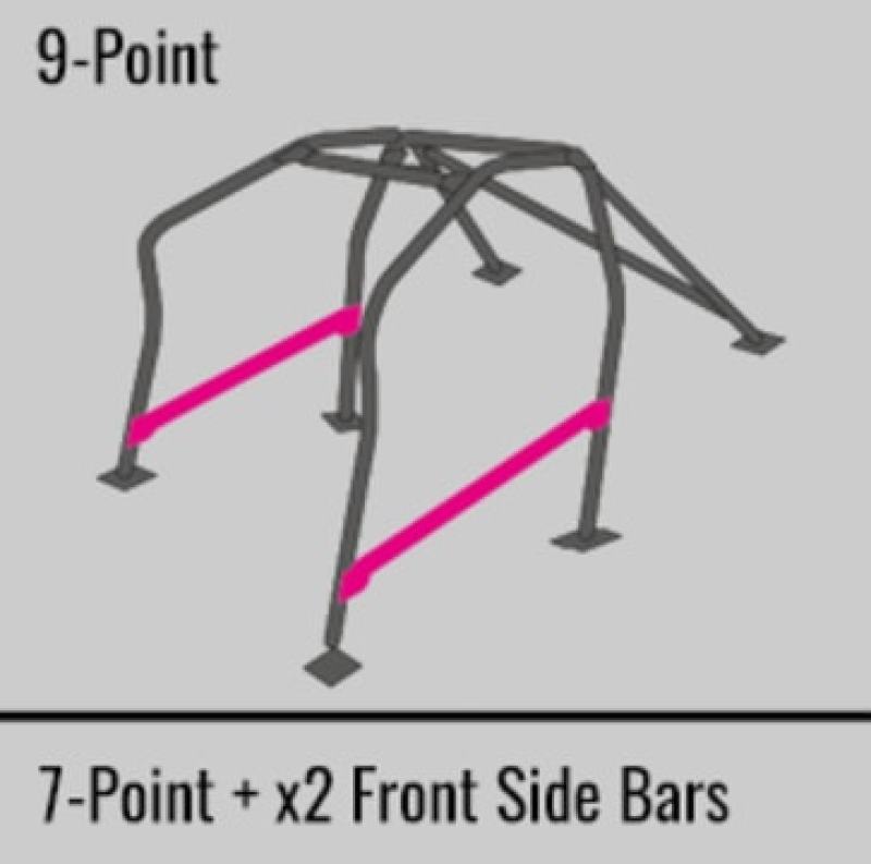 Cusco Safety 21 4-Pssngr 9ptt Around Dash w/ Harness Bar Roll Cage Toyota MR2 (SW20) (S/O/No Cancel) - 137 270 W9M