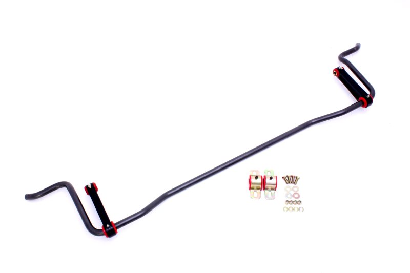 BMR 05-10 S197 Mustang Rear Solid 22mm Sway Bar Kit w/ Bushings & Billet Links - Black Hammertone - SB023H