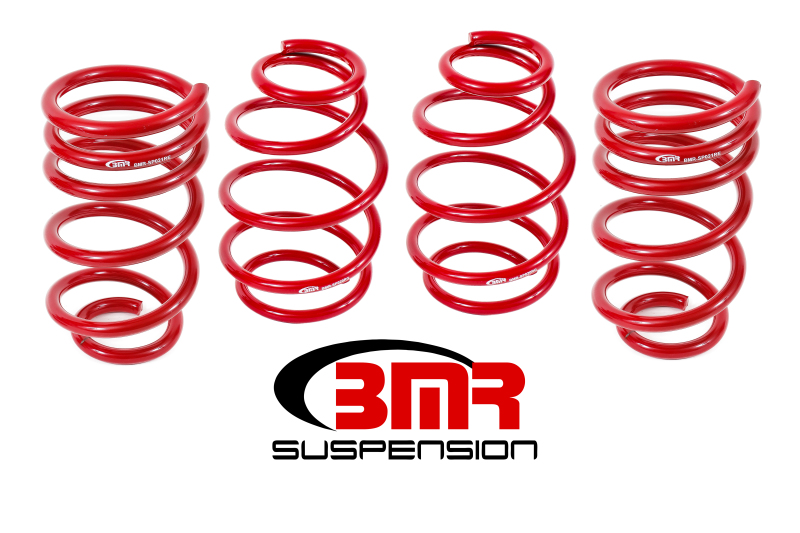 BMR 10-15 5th Gen Camaro V8 Lowering Spring Kit (Set Of 4) - Red - SP019R
