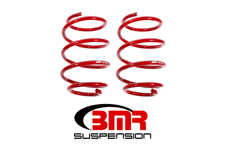 BMR 16-17 6th Gen Camaro V8 Front Performance Version Lowering Springs - Red - SP042R