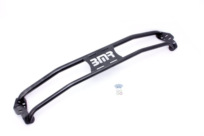 BMR 11-15 5th Gen Camaro Front 2-Point Strut Tower Brace - Black Hammertone - STB017H