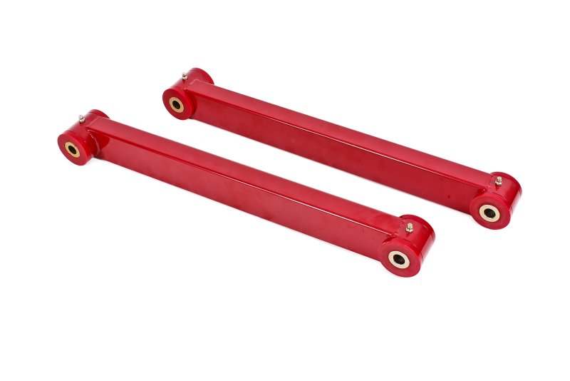 BMR 05-14 S197 Mustang Non-Adj. Boxed Lower Control Arms (Polyurethane) - Red - TCA019R