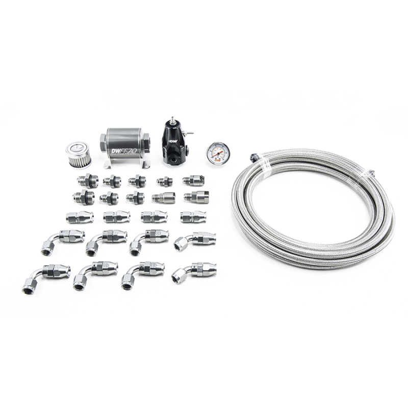 DeatschWerks 10-15 Chevy Camaro X2 Series Pump Module -6AN PTFE Plumbing Kit - 6-610