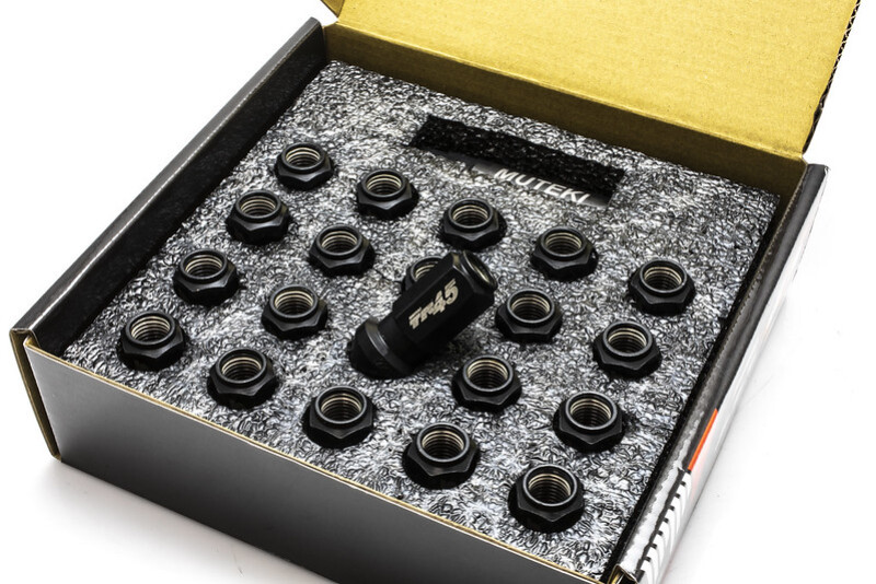 Wheel Mate Muteki TR45 Open End Lug Nuts - Gun Metal - 12x1.50 - 45mm - TR4506G