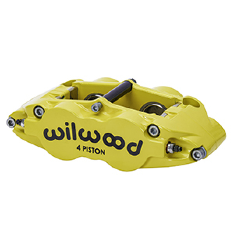 Wilwood Caliper-Forged Superlite 4R 1.38/1.38in Pistons 1.10in Disc, Yellow - 120-14056-Y