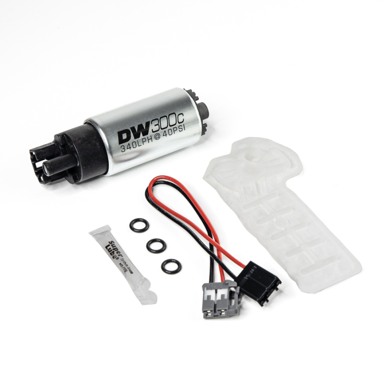 DeatschWerks 2016+ Infinity Q50 340lph Compact Fuel Pump w/o clips w/ 9-1061 install kit - 9-307-1061