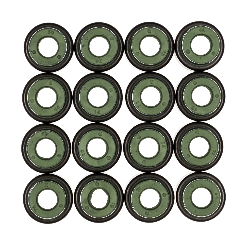 Cometic .265in x .500in x .555in x .638in Metal Jacket Valve Stem Seal - Green - 16 Pack - 3215V-16