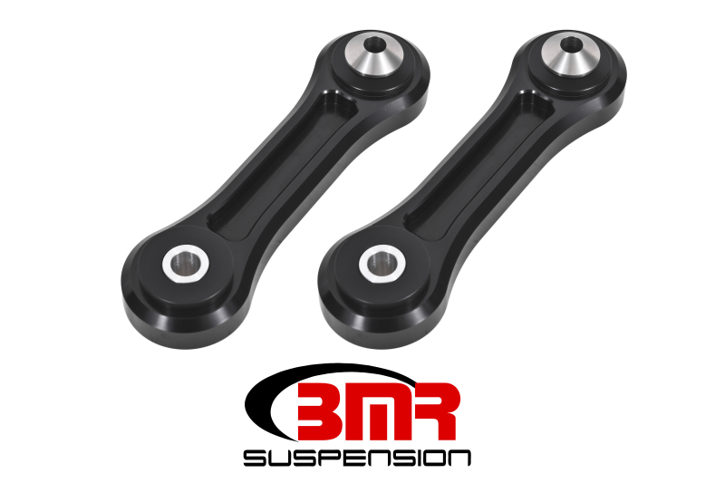 BMR 15-17 S550 Mustang Rear Lower Control Arms Vertical Link (Delrin) - Black - TCA047