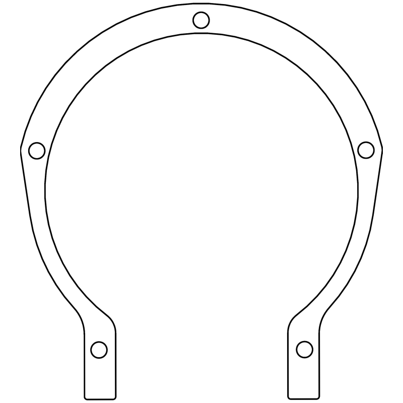 Cometic Ford Flathead V8 8BA/8CM .015in Fiber Timing Cover Gasket - 1948-1953 - C15135