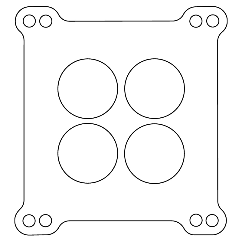 Cometic Carter AFB Holley 4 Barrel .039in Fiber Carburetor Gasket - 4-Hole - Double Drilled - C15181