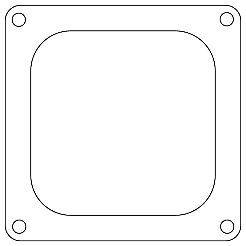 Cometic Holley 4500 Dominator .047in Fiber Carburetor Gasket - 4.775in x 4.775in - Open Plenum - C15238