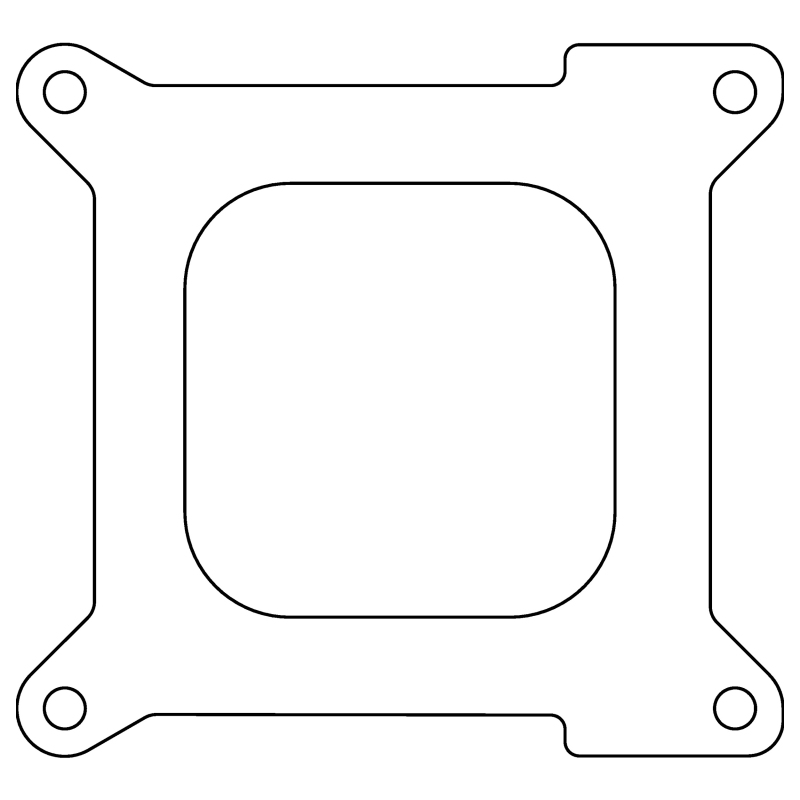 Cometic NASCAR 4 Barrel .047in Fiber Carburetor/Throttle Body Mounting Gasket - Open Plenum - C15616