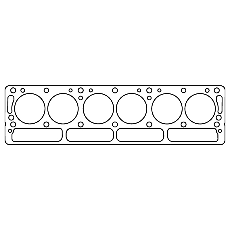 Cometic Triumph 1968-1971 TR6 I6 .020in Copper Cylinder Head Gasket-76mm Bore-Without Recessed Block - C4154-020