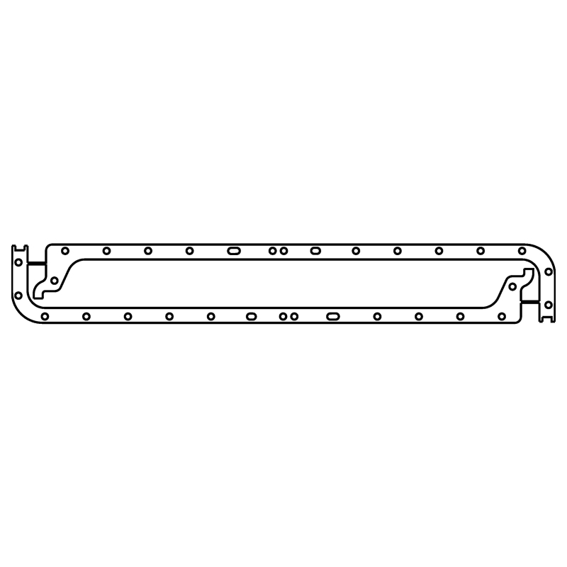 Cometic Jaguar XK6 .060in AFM Oil Pan Gasket Set - Side Rails Only - C4259-060