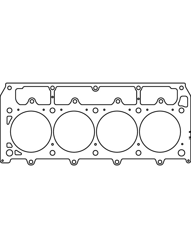 Cometic GM LSX Gen-4 Small Block V8 .060in MLX Cylinder Head Gasket - 4.200in Bore - RHS - C5077-060
