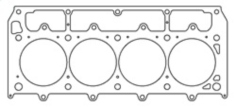 Cometic GM LSX Gen-4 Small Block V8 .070in MLS Cylinder Head Gasket - 4.185in Bore - LHS - C5936-070