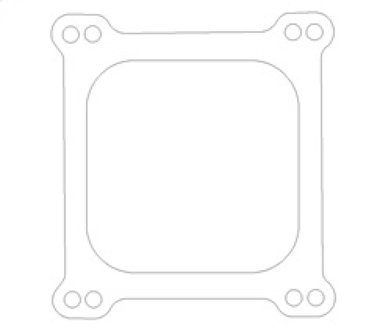 Cometic Holley 4 Barrel 4150 Style .047in Fiber Carburetor Gasket - 4.500in x4.500in - Open Plenum - C5281