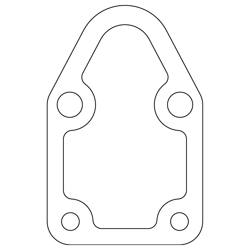 Cometic Chrysler/Ford/GM Fuel Pump Gasket .031in Fiber - 4 Bolt - 10 Pack - CP15012