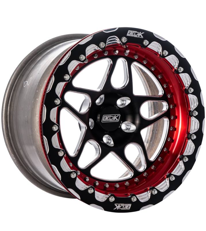 Belak 13x11/5in BS/5x114.3 BP/High Pad Series 3 Wheel - Double Beadlock Billet (Small Brake Kit Req) - 13115114S35BS-BLT