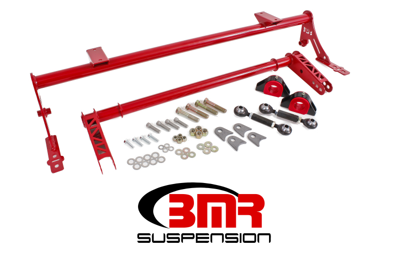 BMR 05-14 S197 Mustang Rear Bolt-On Hollow 35mm Xtreme Anti-Roll Bar Kit (Polyurethane) - Red - XSB005R