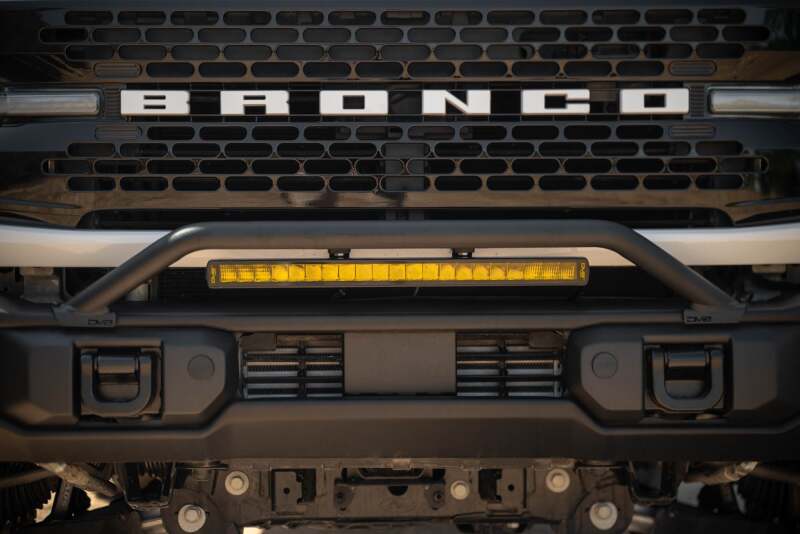 DV8 Offroad 21-24 Ford Bronco Capable Bull Bar - LBBR-09