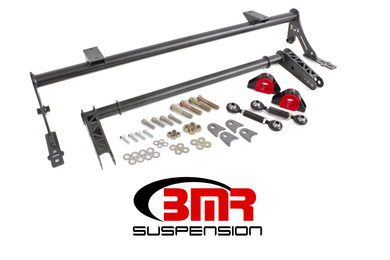 BMR 05-14 S197 Mustang Rear Bolt-On Hollow 35mm Xtreme Anti-Roll Bar Kit (Poly) - Black Hammertone - XSB005H