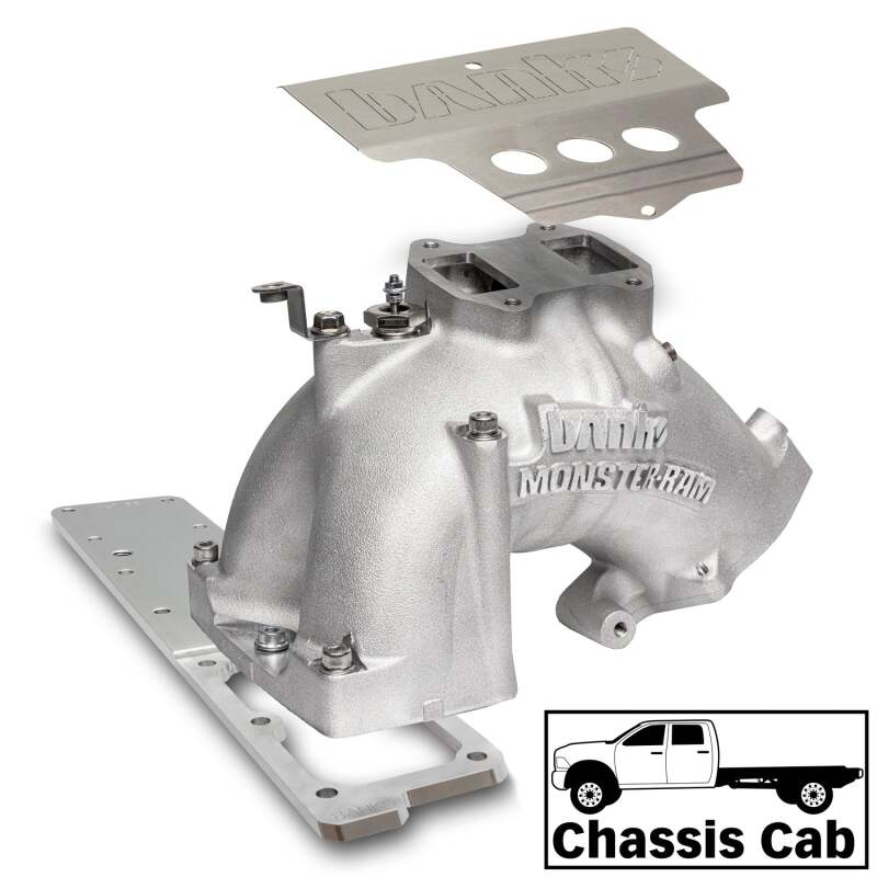Banks Power 07.5-12 Ram Cab Chassis 6.7L Diesel Monster-Ram Intake System w/Fuel Line - Natural - 42806-N