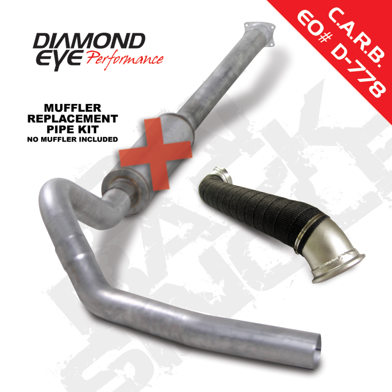 Diamond Eye KIT 4in CB MRP SGL w/ TDP AL 04-05 Chevy/GMC 6.6L Duramax 2500/3500 - K4120A-RP