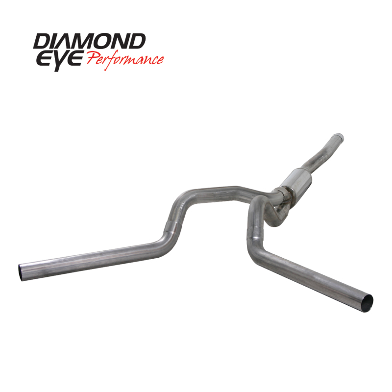 Diamond Eye KIT 4in CB DUAL SS: 2006-2007.5 CHEVY/GMC 6.6L 2500/3500 - K4124S