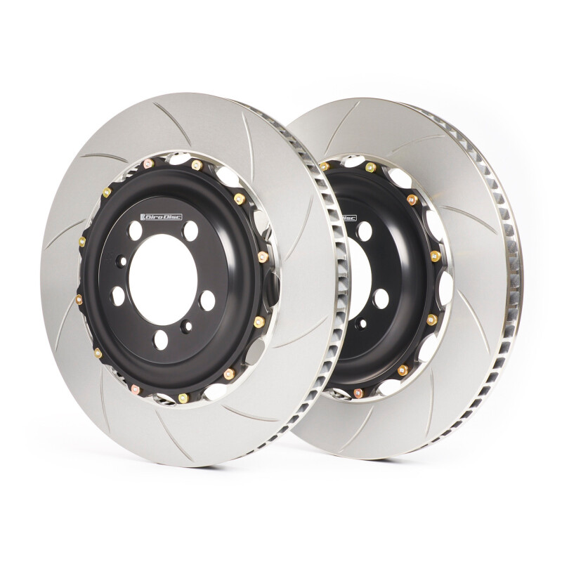 GiroDisc BMW G8X 2-Piece Slotted Front Iron Rotor Conversion - A1-322
