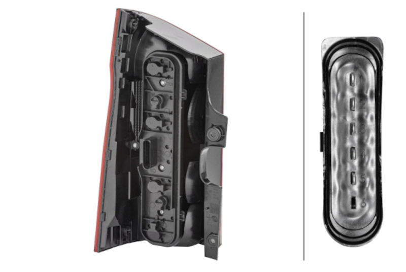 Hella 2016-2019 Mercedes-Benz Metris Right Tail Light - 011581341