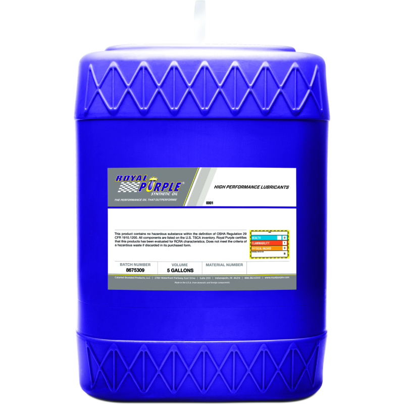 Royal Purple Premium Synthetic High Performance Multi-Grade 5W-30 Motor Oil - 5 Gallon - 05530