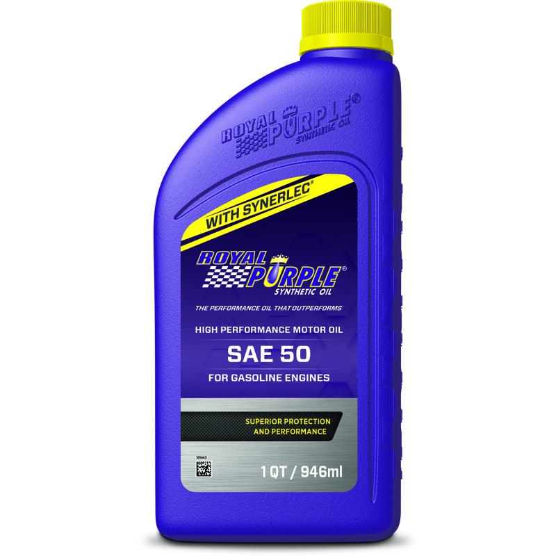 Royal Purple Premium Synthetic High Performance Straight-Grade SAE 50 Motor Oil - 1 Quart - 06050