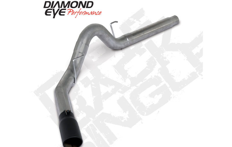 Diamond Eye 18-19 Ford 3.0L Powerstroke F150 - 4in 409SS DPF Back Exhaust Kit w/ Tip 4512BRA-DEBK - K4382S-BK