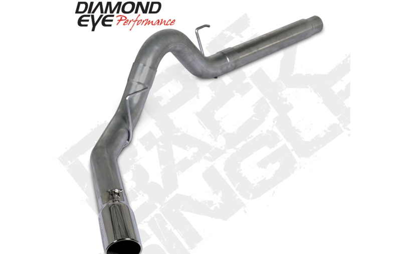 Diamond Eye 18-19 Ford 3.0L Powerstroke F150 - 4in 409SS DPF Back Exhaust Kit w/ Tip 4512BRA-DE - K4382S-SS