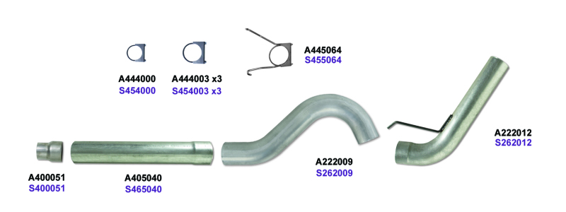 Diamond Eye 5in DPF-BACK AL 2013 DODGE 6.7L CUMMINS - K5256A