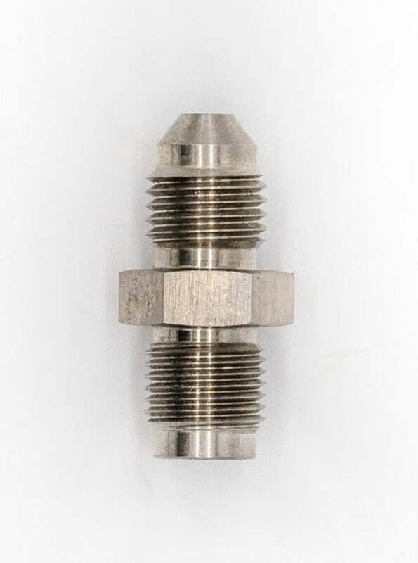 Forced Performance Stainless Steel Unrestricted -4AN Male to 7/16-24 Inverted Flare - 3051060