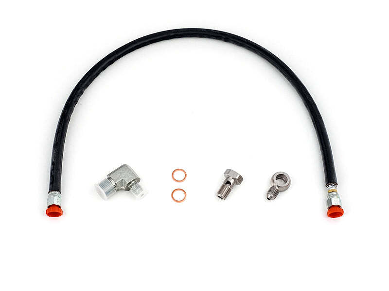 Forced Performance 1g DSM Stainless Steel Braided Oil Supply Line - 3055010