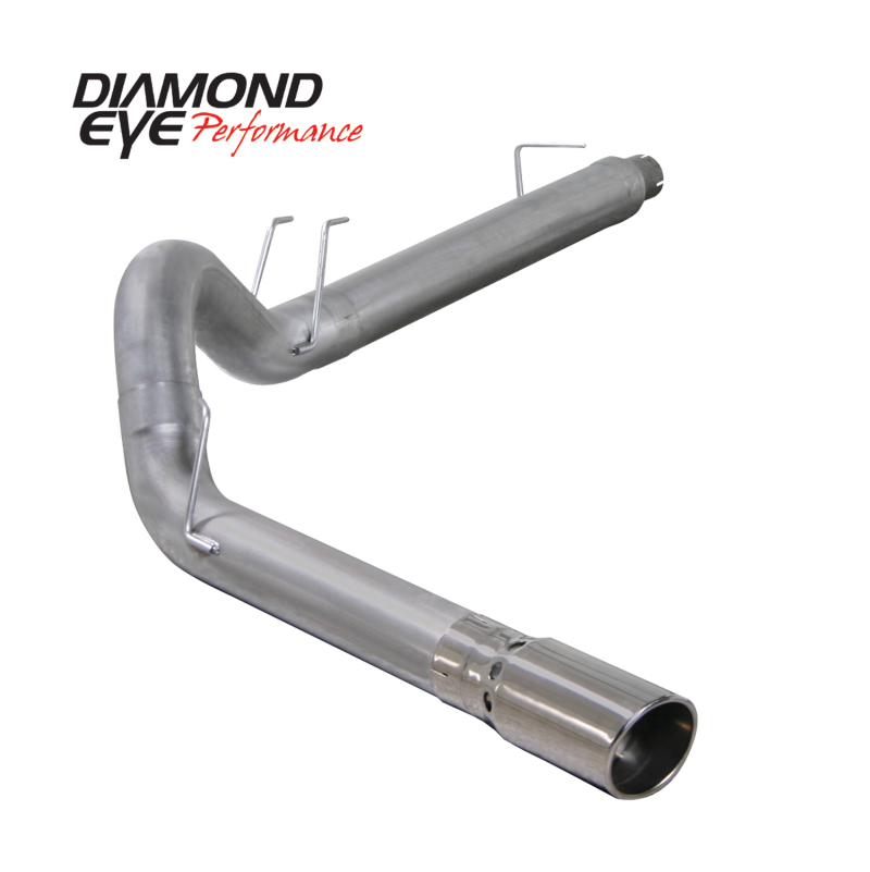 Diamond Eye KIT 5in CB RPLCMENT PIPE SGL SS: 03-07 FORD 6.0L F250-F350 - K5344S-RP