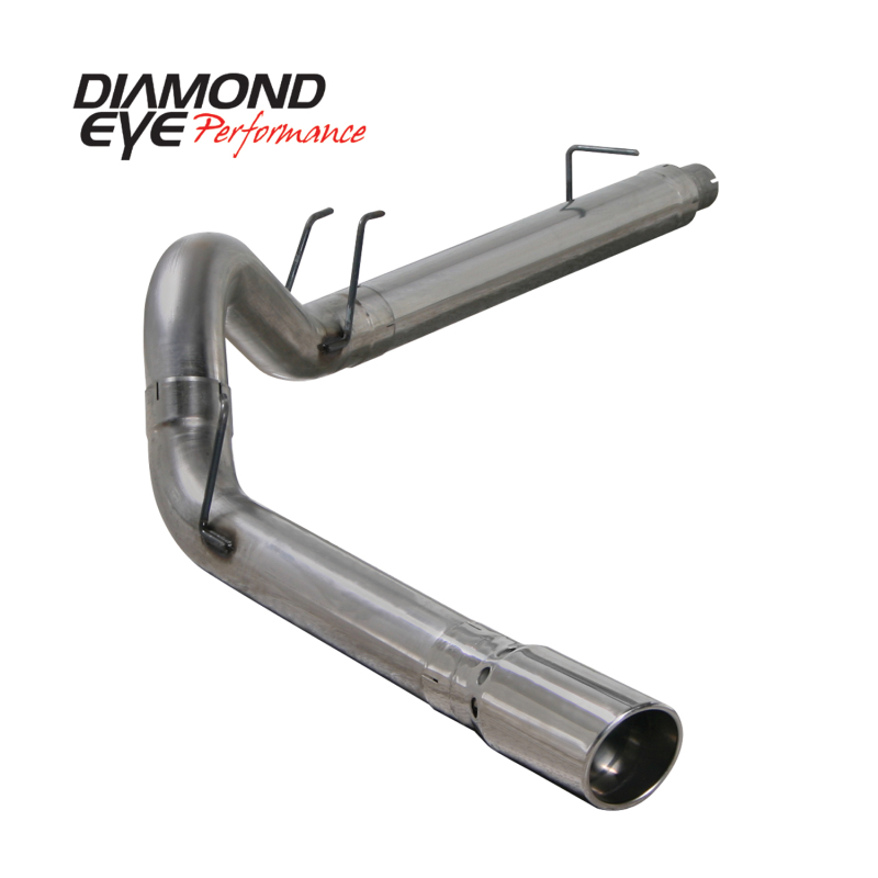 Diamond Eye KIT 5in DPF-BACK SGL SS 08-09 6 4L F250-F350 PCKGD BX46X14X14OD EL-PL - K5364S