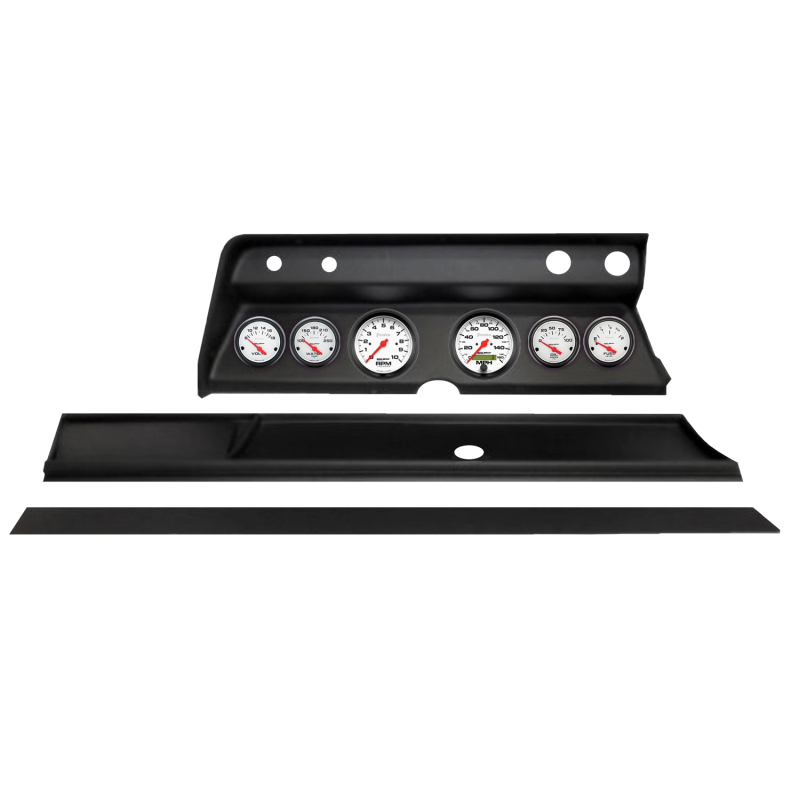 Autometer Phantom Direct Fit Dash Kit 1966 Chevy Chevelle (2 x 3-3/8in. / 4 x 2-1/16in.) - 2931-09