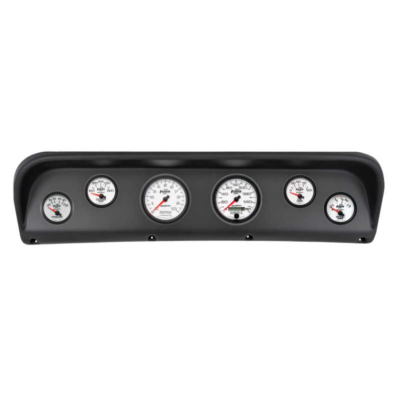 Autometer Phantom II Direct Fit Dash Kit 67-72 Ford F100 (2 x 3-3/8in. / 4 x 2-1/16in.) - 2938-10