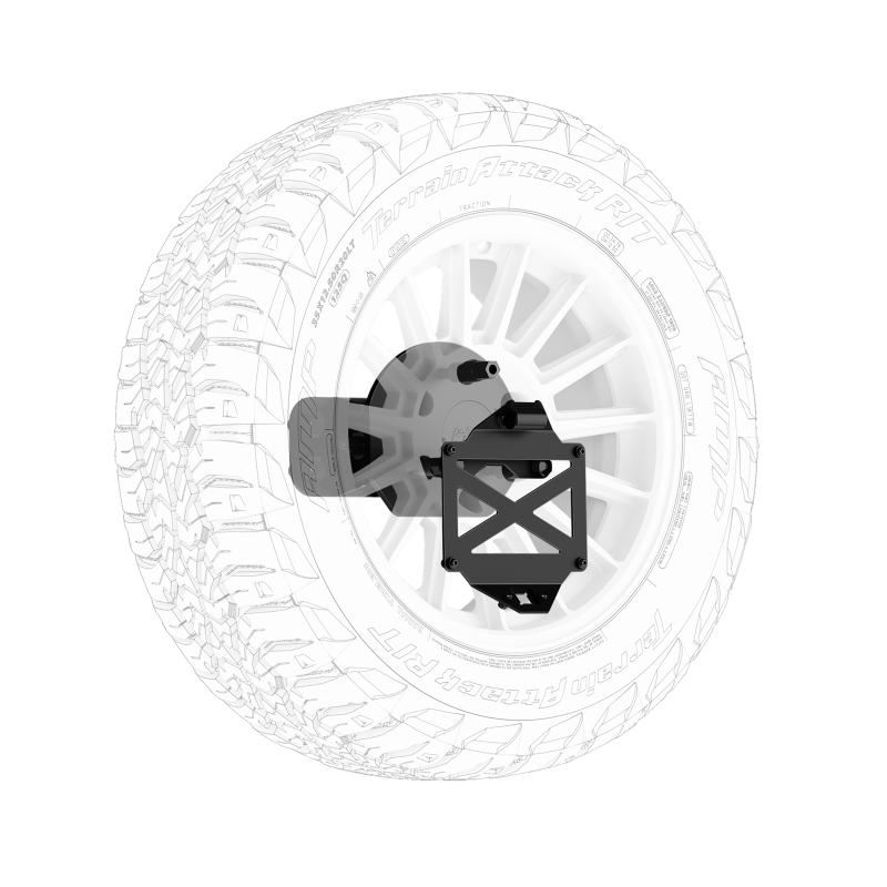 16-23 Toyota Tacoma/10-24 4Runner Pro Series II Tire Carrier W/ License Plate Holder - TY-2966