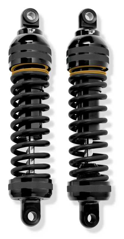 Progressive Harley Ultra Low 944 Series Shocks 12.5in Standard - Blk/Gld - 944-4025UL
