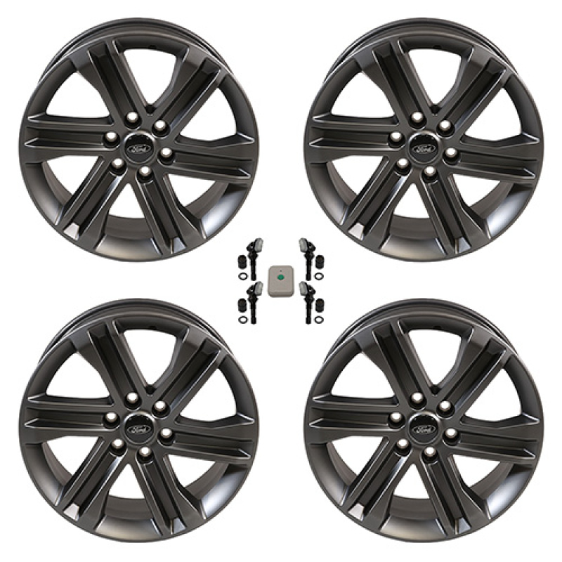 Ford Racing 2024+ Ford F-150 20in x 8.5in Dark Alloy Wheel Kit - M-1007K-S2085F15A