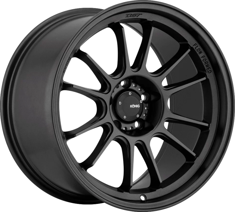Konig Hypergram 18x11 5x120 ET25 Matte Black Wheel - HG18520255