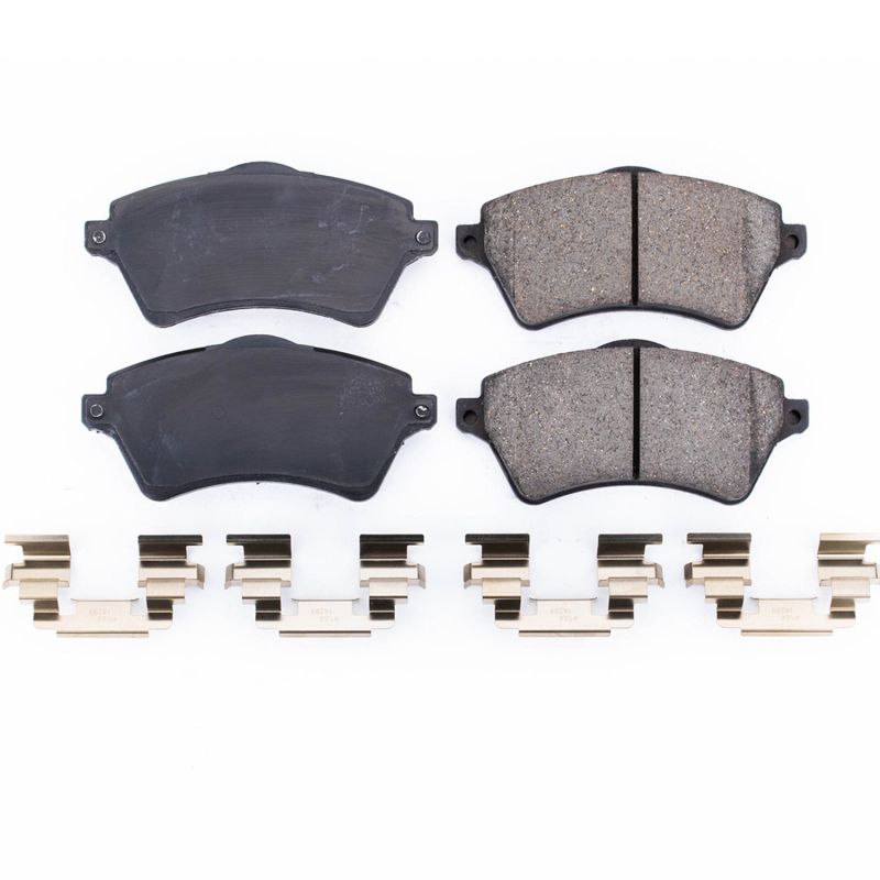 Power Stop 02-05 Land Rover Freelander Front Z17 Evo Ceramic Brake Pad w/Hardware - 17-926