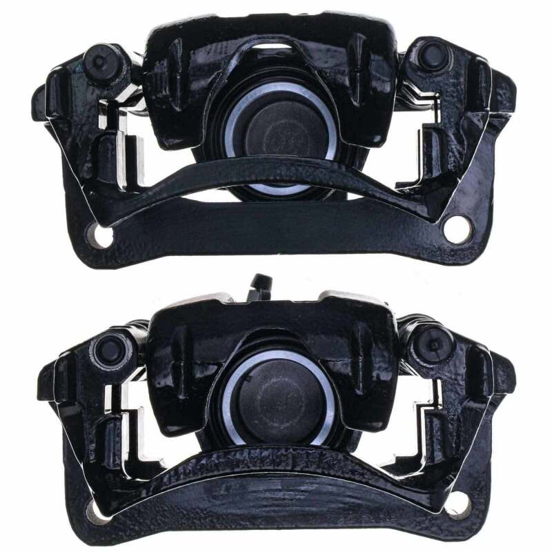 Power Stop 10-23 Lexus GX460 Rear Black Caliper - Pair w/Bracket - S2736BLK