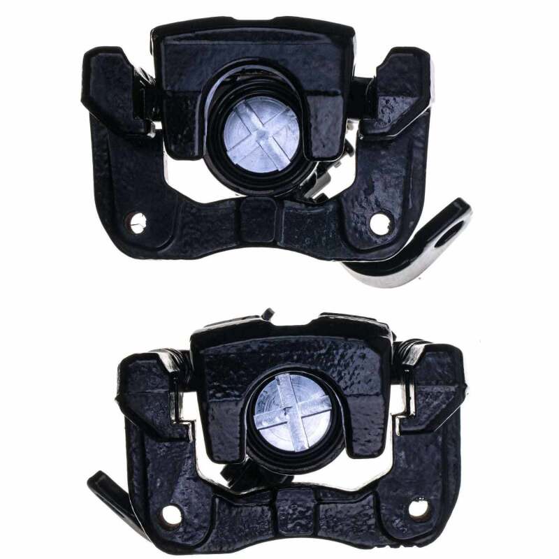 Power Stop 06-11 Acura CSX Rear Black Caliper - Pair w/Bracket - S3298BLK
