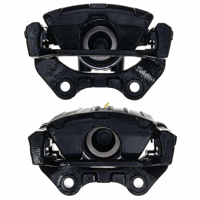 Power Stop 00-02 Cadillac DeVille Rear Black Caliper - Pair w/Bracket - S4726BLK